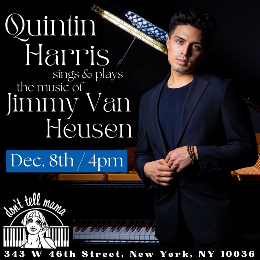 Quintin Harris Sings & Plays the Music of Jimmy Van Heusen