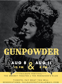 GUNPOWDER (part of FailSafe Festival 2018) show poster