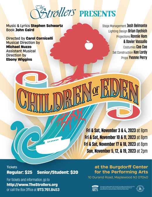 'Children of Eden' show poster