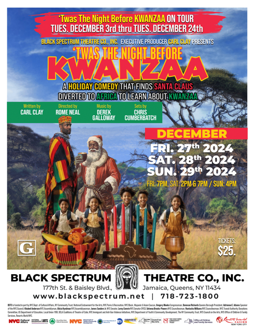 'Twas the Night Before Kwanzaa show poster