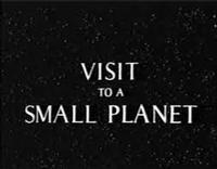 Visit to a Small Planet show poster
