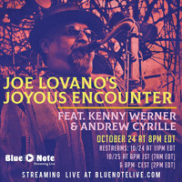 Joe Lovano's Joyous Encounter show poster