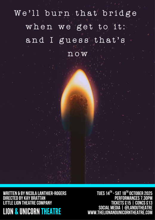 We'll burn that bridge when we get to it: and I guess that's now