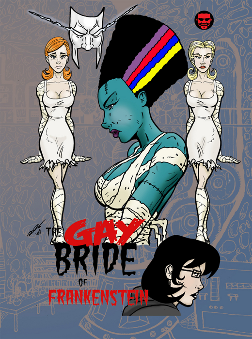 'Gay Bride of Frankenstein' show poster
