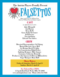 Falsettos show poster
