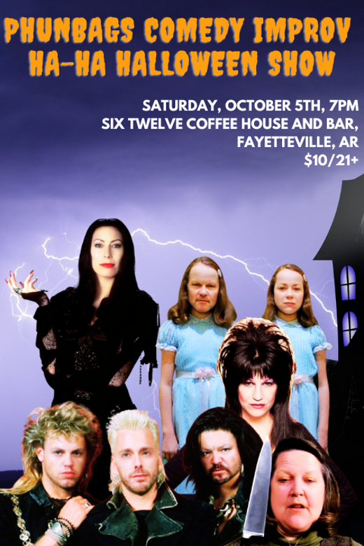 Phunbags Comedy Improv Ha-Ha Halloween Show show poster