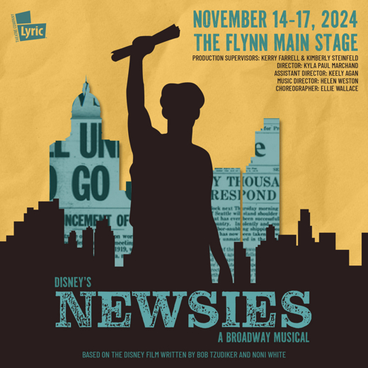 Newsies show poster