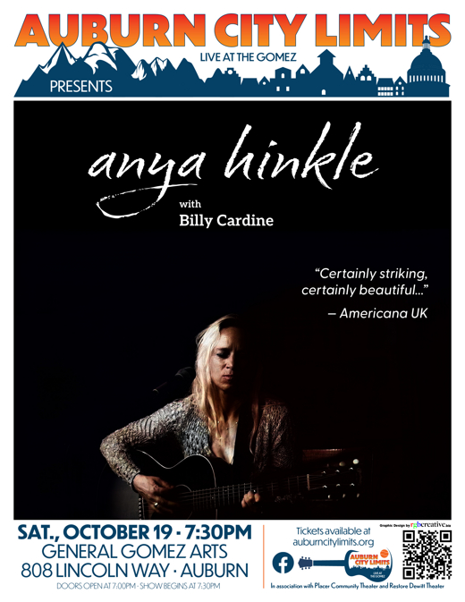 Anya Hinkle show poster