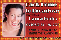 Virtual Cabaret: Back Home to Broadway featuring Laura Hodos show poster