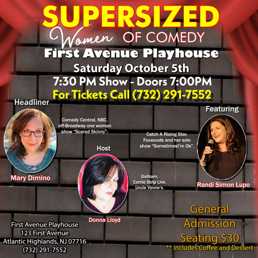 Supersized Women of Comedy show poster