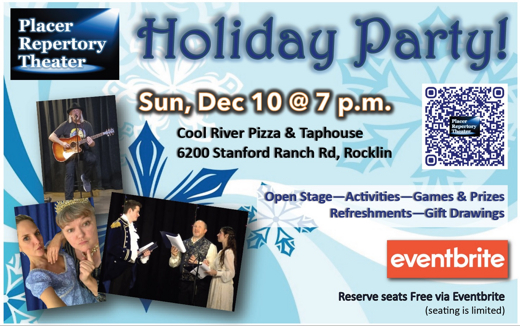 Placer Rep Annual Holiday Party show poster