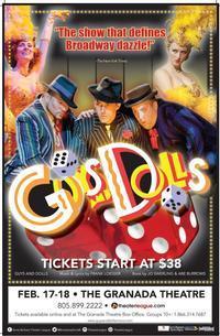 GUYS AND DOLLS show poster