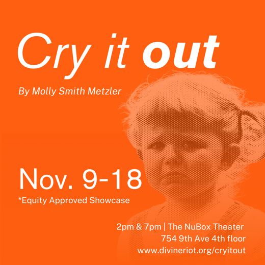 Cry It Out show poster