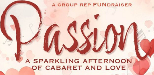 “PASSION: A Sparkling Afternoon of Cabaret and Love.” show poster