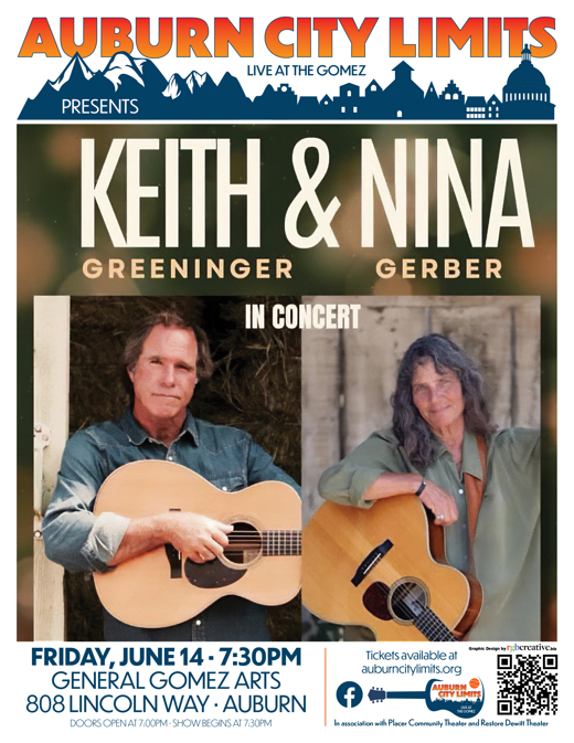 Keith Greeninger and Nina Gerber show poster