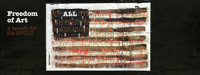 Freedom of Art: An NYCLU Benefit show poster