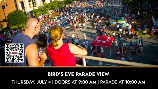 Bird's Eye Parade View 2024 in Atlanta