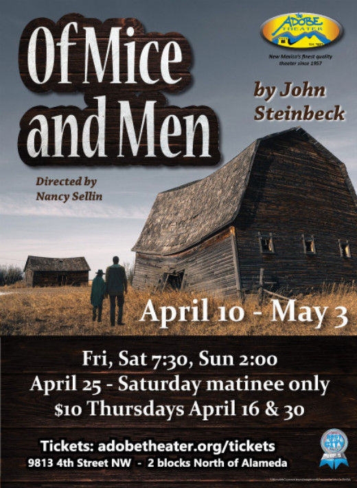 OF MICE AND MEN show poster