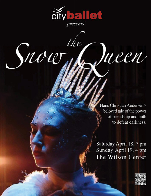 City Ballet's The Snow Queen show poster