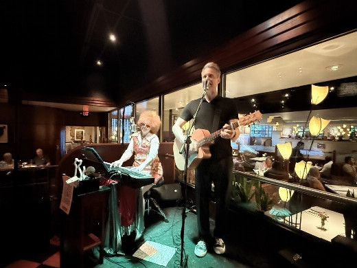 Wednesdays: Live Music with Evan Olson and Jessica Mashburn at Lucky 32 - GSO | No Cover!!