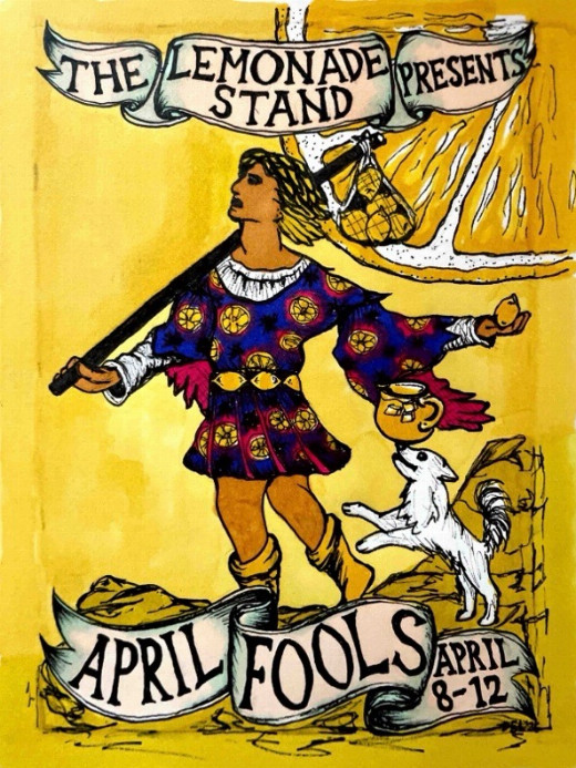 April Fools show poster