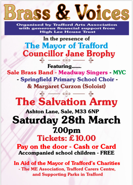 Brass and Voices show poster