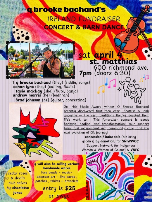 Folk and Fiddle Concert and Barn Dance with Q Brooke Bachand and Friends