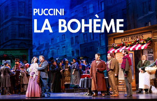 La Bohème show poster