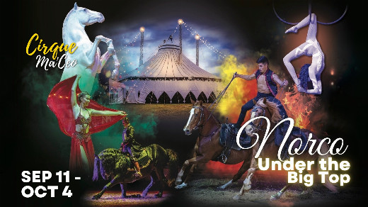 Cirque Ma'Ceo LIVE in Norco Sep 11 - Oct 4, 2026 in Palm Springs