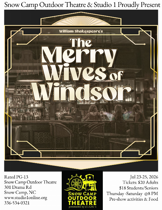 The Merry Wives of Windsor show poster