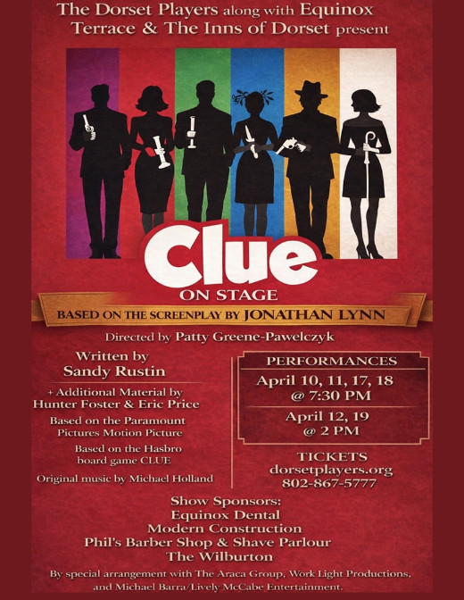 Clue: On Stage show poster