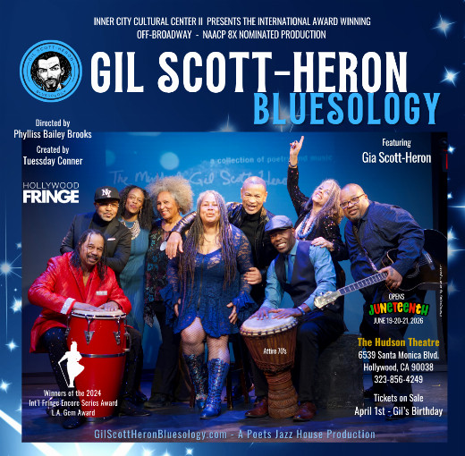 Gil Scott-Heron Bluesology show poster