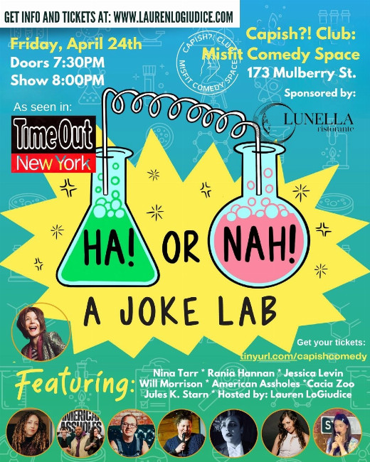 Ha! or Nah!: A Joke Lab *TimeOut NY PICK!*