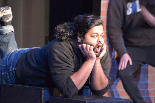 Pratidhwani and Unexpected Productions Present Improv-Asana show poster