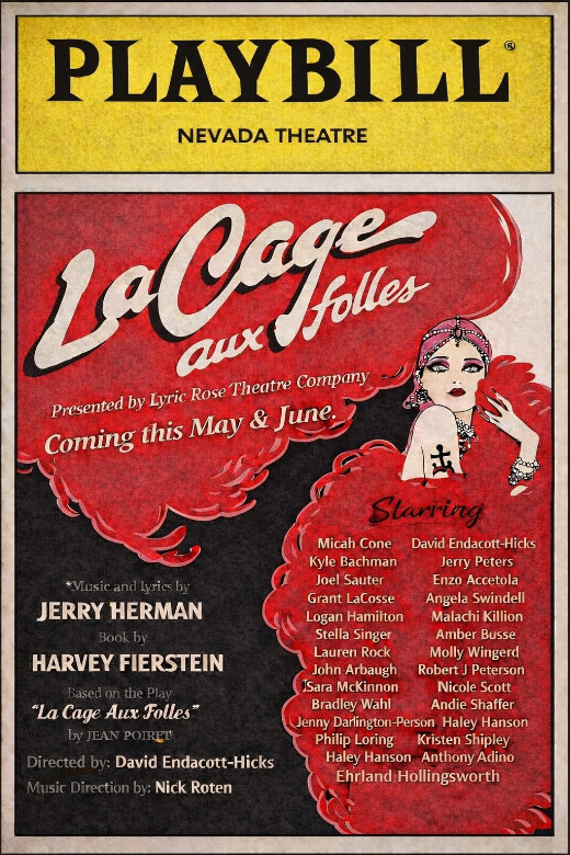 La Cage Aux Folles (The Bird Cage) show poster