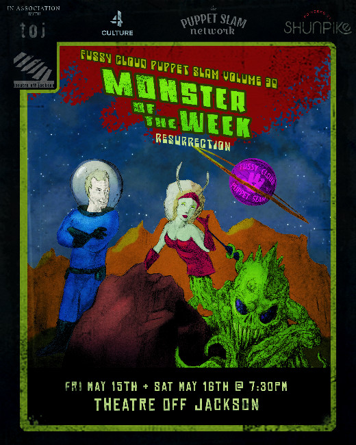 Fussy Cloud Puppet Slam Vol 30: Monster of the Week: Resurrection show poster