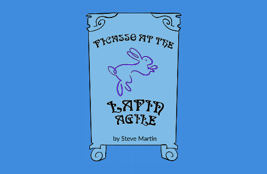Picasso at the Lapin Agile show poster