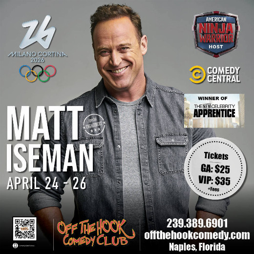 Comedian Matt Iseman Live In Naples, Florida! show poster