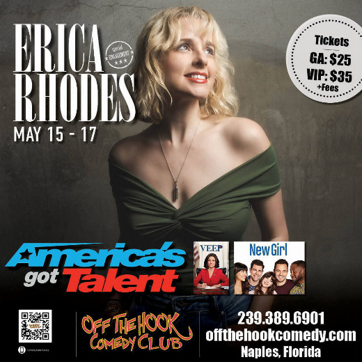 Comedian Erica Rhodes Live In Naples, Florida! show poster