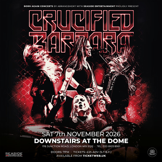 CRUCIFIED BARBARA downstairs at The Dome - London in UK Regional