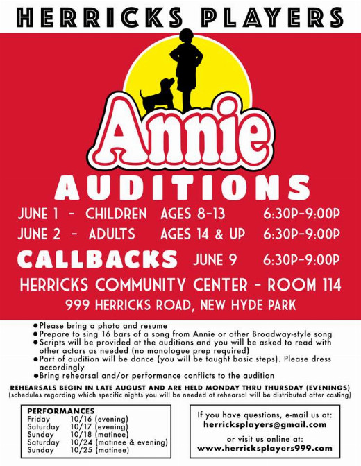Annie in Long Island