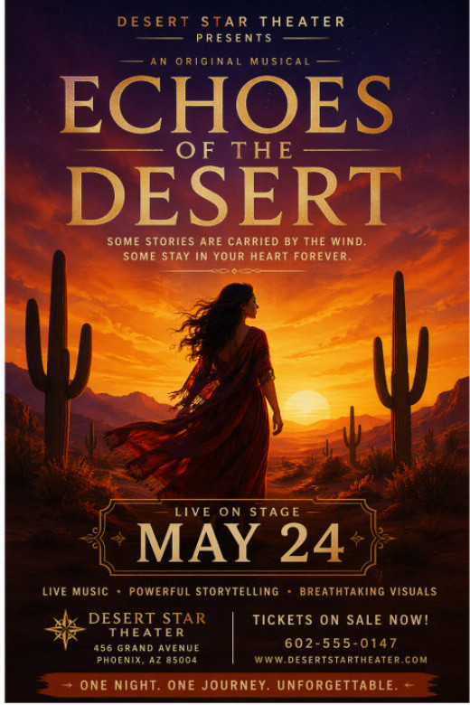 Echoes of the Desert show poster