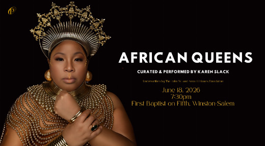 Karen Slack's African Queens show poster