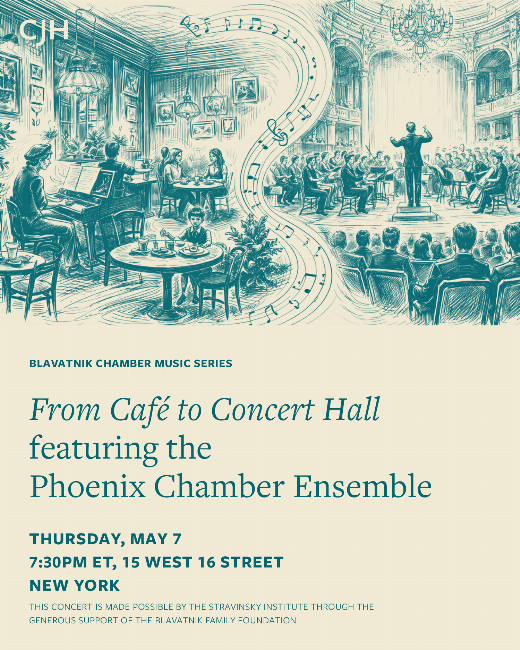 the blavatnik chamber music series at cjh From Café to Concert Hall