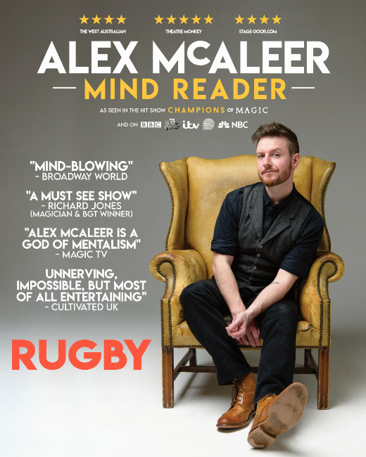 Alex McAleer - Mind Reader show poster