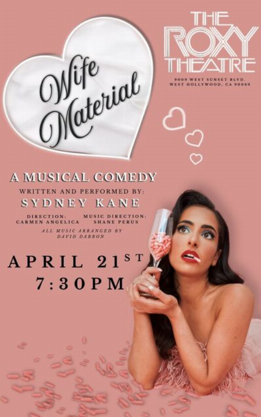 Sydney Kane's Wife Material show poster