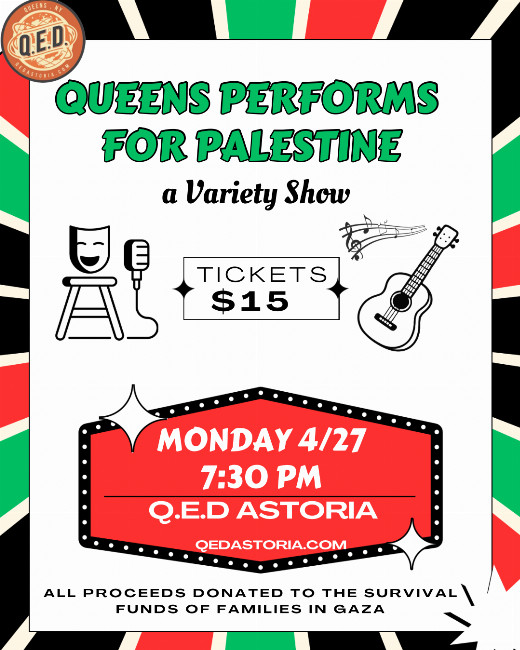 Queens Performs for Palestine