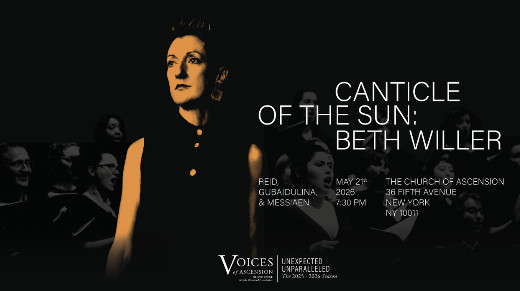 Canticle of the Sun, Featuring Guest Conductor: Beth Willer show poster