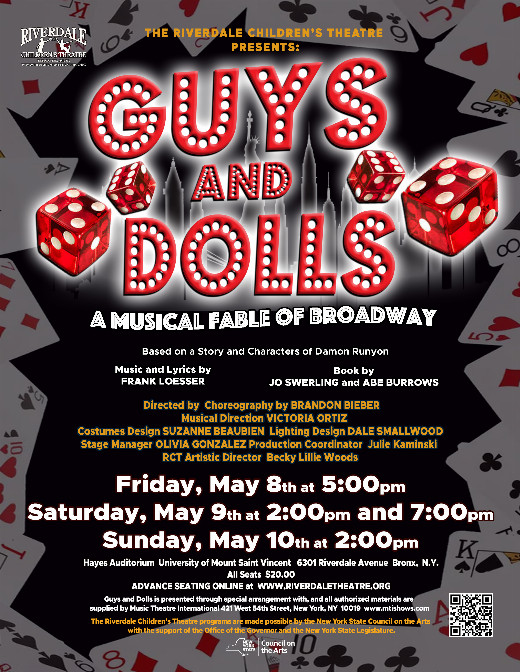 Guys and Dolls show poster