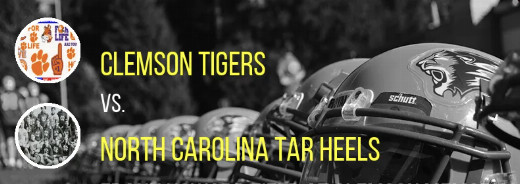 Clemson Tigers vs. North Carolina Tar Heels in South Carolina